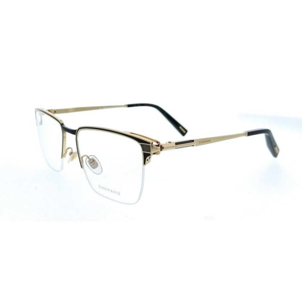 Chopard VCHL20 540301 Rose Gold Black Square Mens Optical Frames